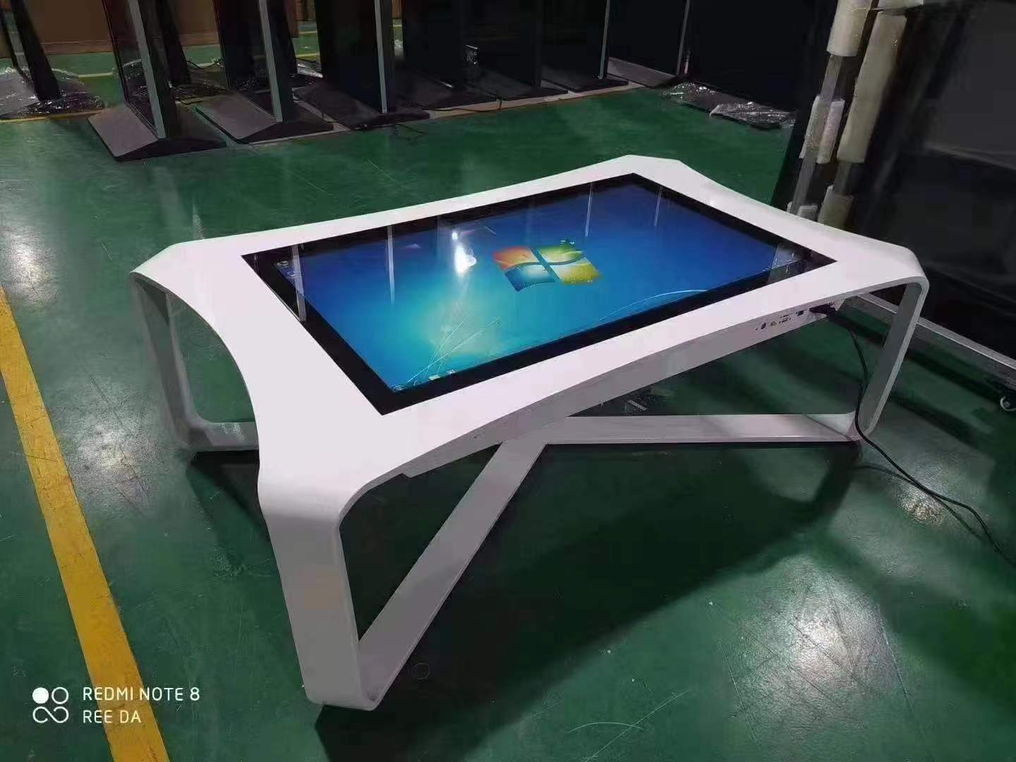 Android Win PC Smart 55 Inch Touch Table PCAP IR 20 Points For Game Center Office Coffee