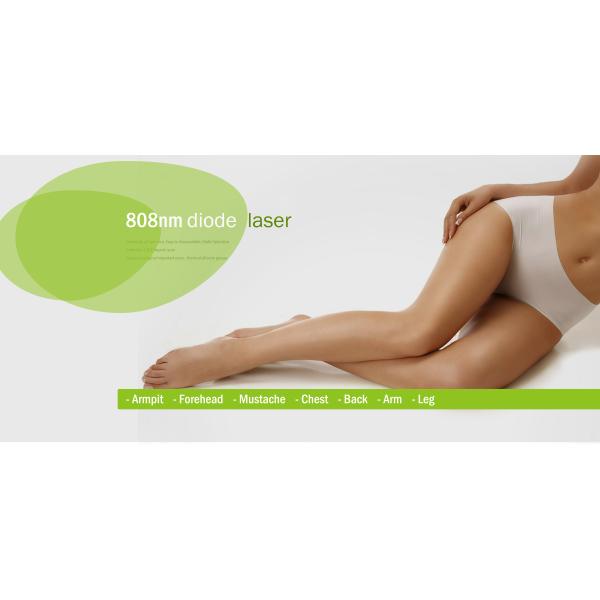 High Power Medical Laser Hair Removal Machines 500W 808nm Wavelength