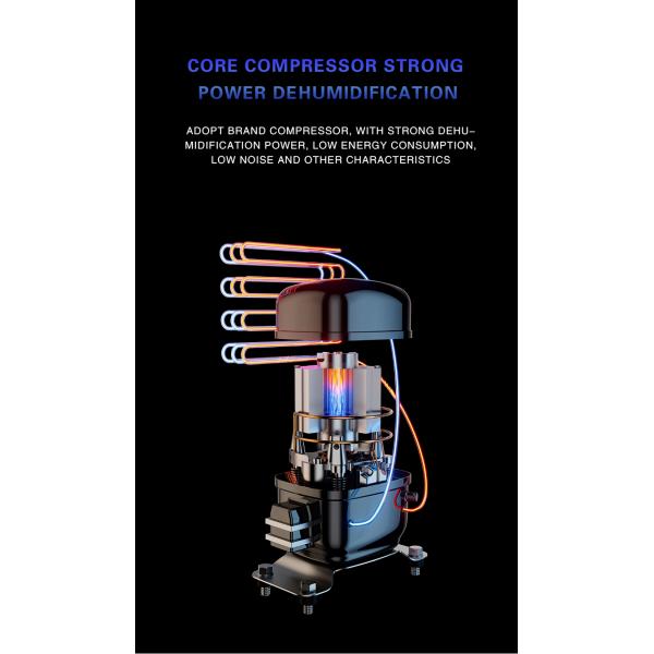 Dehumidifying Capacity 30L Vertical Household Portable Air Conditioner Dehumidifier