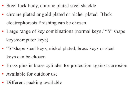 High Security Padlock U Type Steel Padlock Customized Logo Accepted Industrial Locking Mechanism Ideal