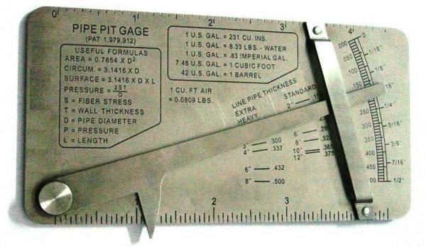 Pipe pit gage, Digital welding gage, Welding seam gauge, Inspection mirror, Ultrasonic Flaw Detector