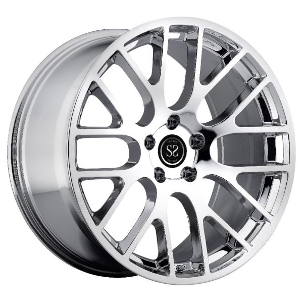 alloy wheel 17 19 20 inch black machine face polish forged rim from china