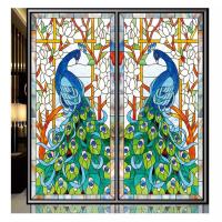 Décoratif d'église biseauté a souillé les panneaux décoratifs en verre 3mm peints à la main
