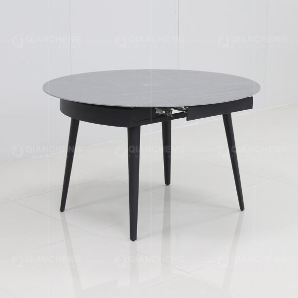 OEM 110kg Home Furniture Dining Room Tables Four Seater Extendable Dining Table