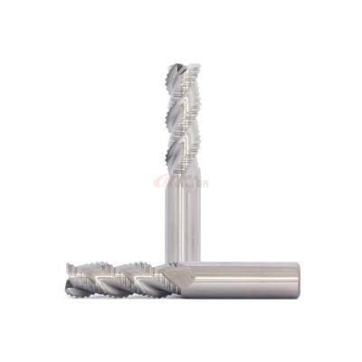 Alumínio Roughing longo extra do moinho de extremidade da polegada 12mm do moinho de extremidade 1/2 da flauta HRC50 3