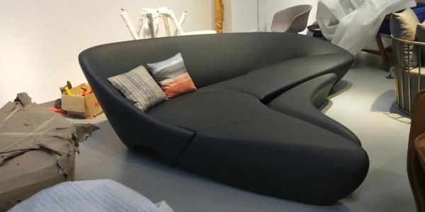 Zaha Hadid Moon Sofa From Moon System Sofa in artifical or anline leather Beb Italia design moon sofa