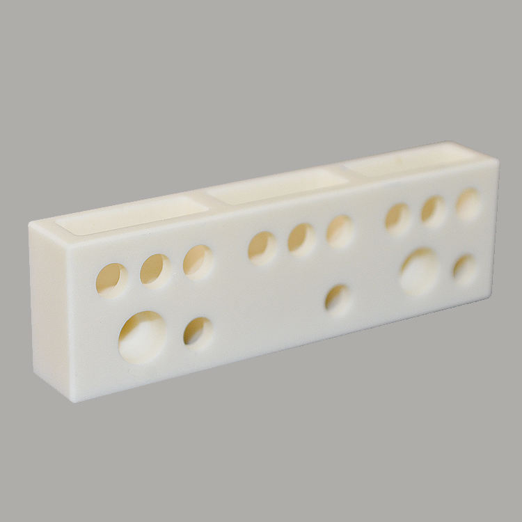 Alumina Mechanical Ceramic Parts Ceramic Positioning Block CNC Machining Wear Resistant