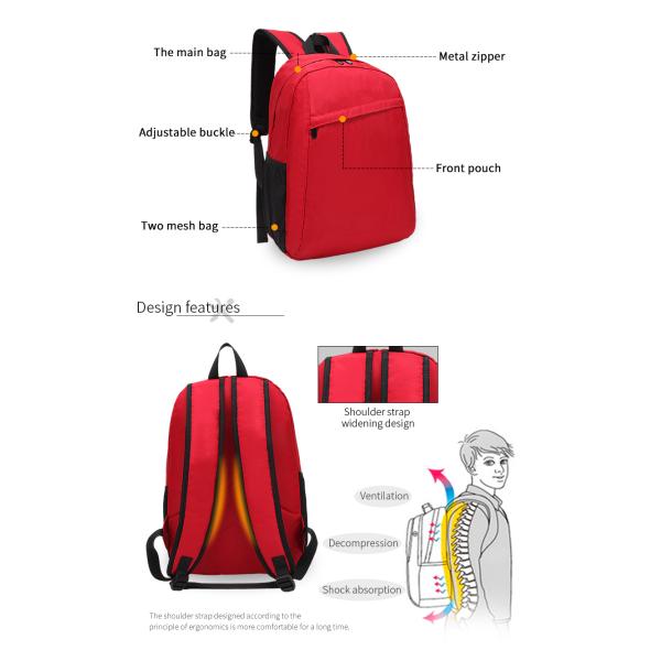 Wholesale custom logo fashion waterproof School Student Child Book backpack bag