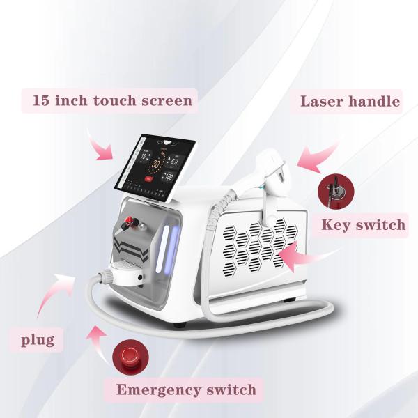 808nm 1064nm 755nm Diode Laser épilation machine de beauté portable avec MDSAP