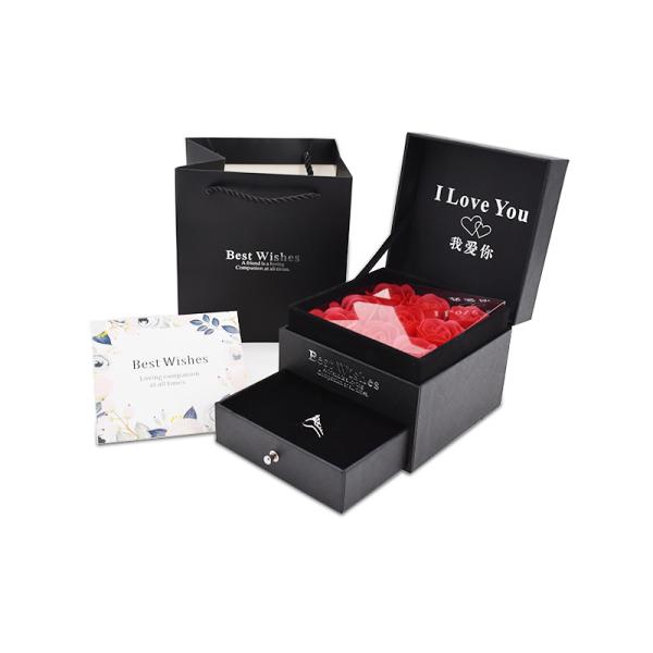 HD 5inch Screen video box Necklace Gift Paper Led Small Customized Logo And Set Luxury Jewelry Box lcd invitation card