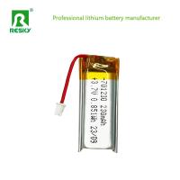 Batería portátil de litio polímero recargable de 230 mAh para dispositivos electrónicos pequeños