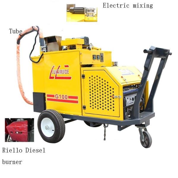 Road Surface Concrete Joint Sealing Machine With Yamaha Generator LLRD-G100