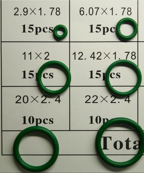 Colored NBR rubber O-Ring for air conditioning system use