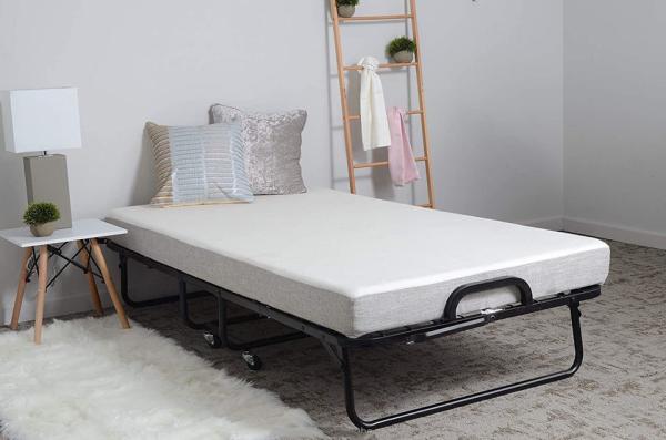 Modern Design Heavy Duty Folding Frame with Wheels Bedroom Essential Item