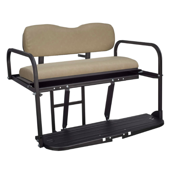 Golf Cart Rear Flip Seat Kit Flip Back Seat Material