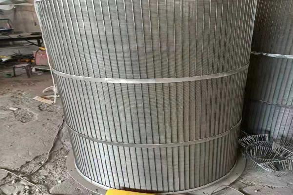 Tubo angular da tela de fio da cunha do filtro da tubulação de filtro SS304 da construção forte