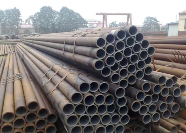 ST52 tipo sem emenda da liga do grande diâmetro da tubulação de aço carbono de 10 polegadas