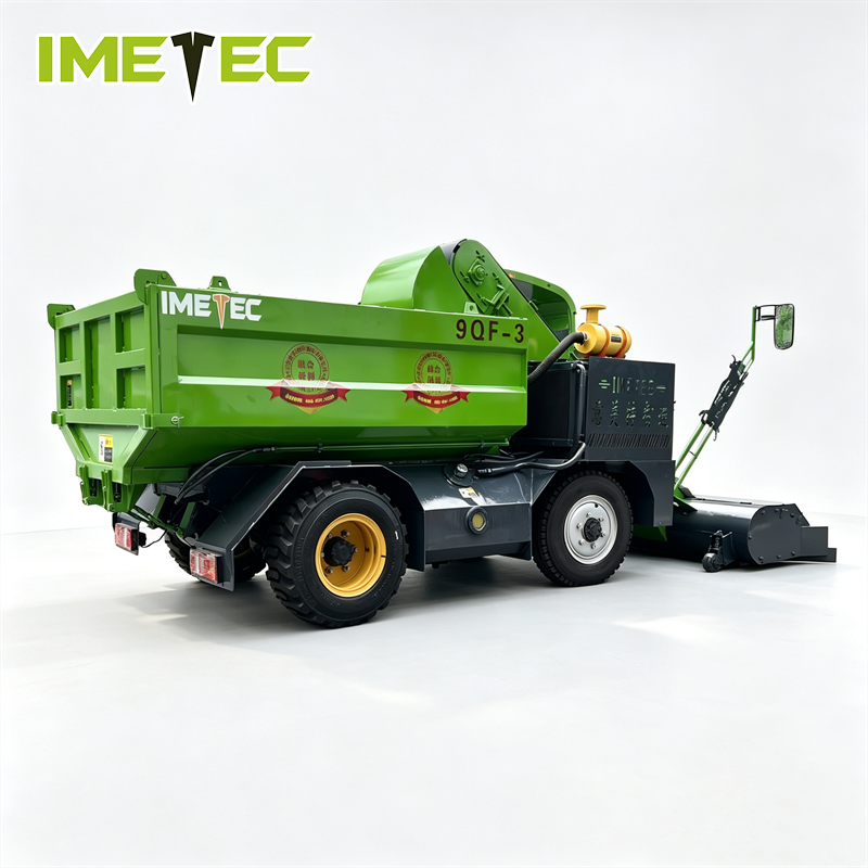 Dry Wet Liquid Manure Truck Collector Diesel Electric 4WD For Horse