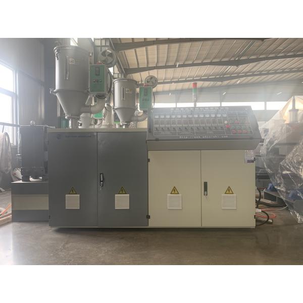 55kW メインモーターパワー プラスチックスクリューエクストルーダー 農業用 / 電気ワイヤホースライン製造設備