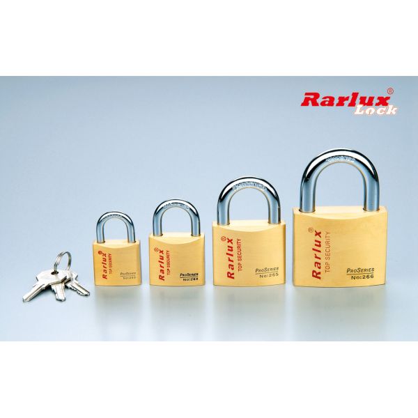 Rarlux High Security Manufacturer Solid Padlock Keyed Alike Brass Brush Padlock