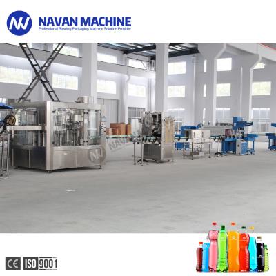 Automatic Plastic Bottle Carbonated Soft Drink Rinsing Filling Capping Machine