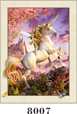 изображение печатания влияния сальто 5Д линзовидное для животных и пейзажа