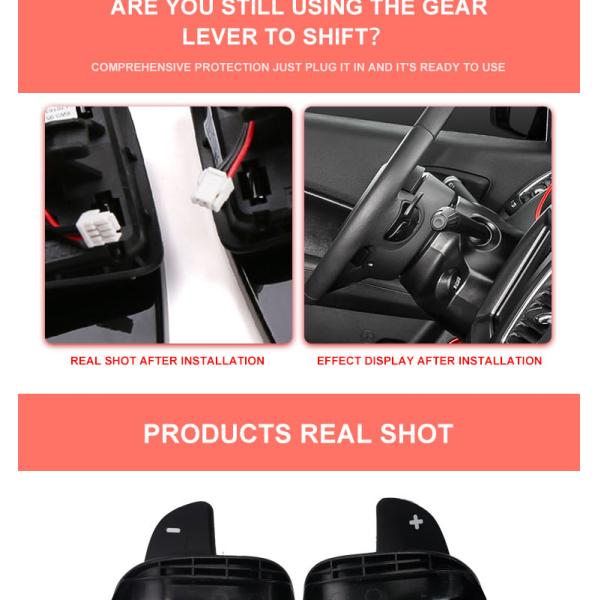 Decoration Upgrade Steering Wheel Mounted Paddle Shifters