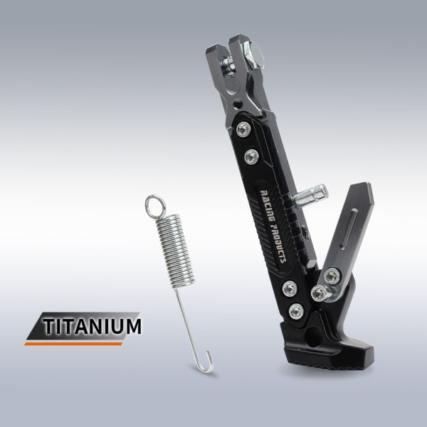 Motorcycle Kickstand Adjustable Side Feet Parking Rack Support Foot Frame Aluminum Alloy  Motorcycle Universal Tripod