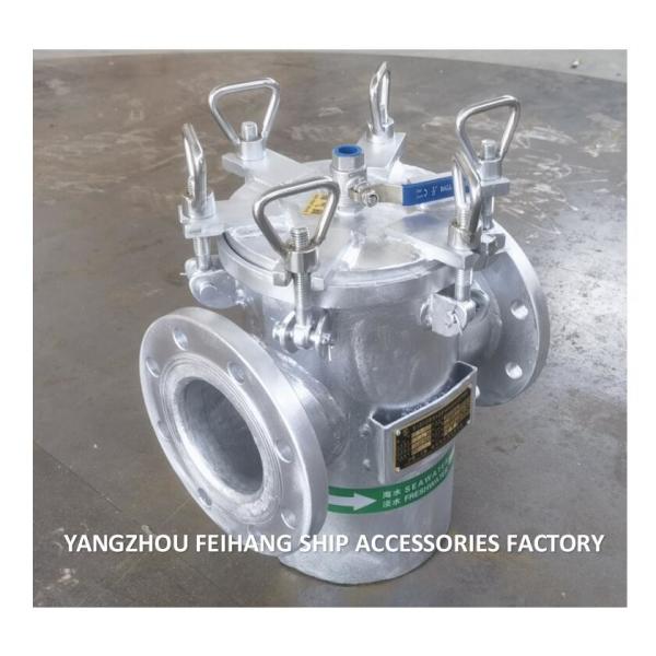 Coarse Water Filter For Ships A125 Cbm1061-81 Body Carbon Steel Galvanized Filter Cartridge Stainless Steel