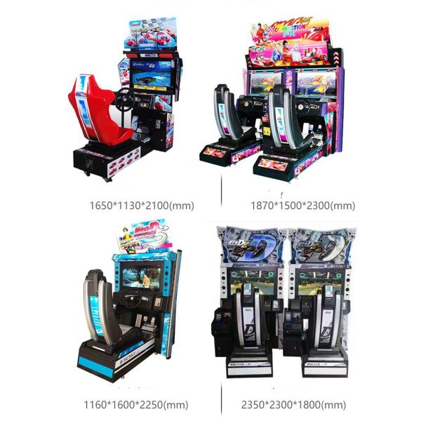 Metal acrílico plástico personalizado simulador de corrida Rig para 3D máquina de jogo de corrida de carros