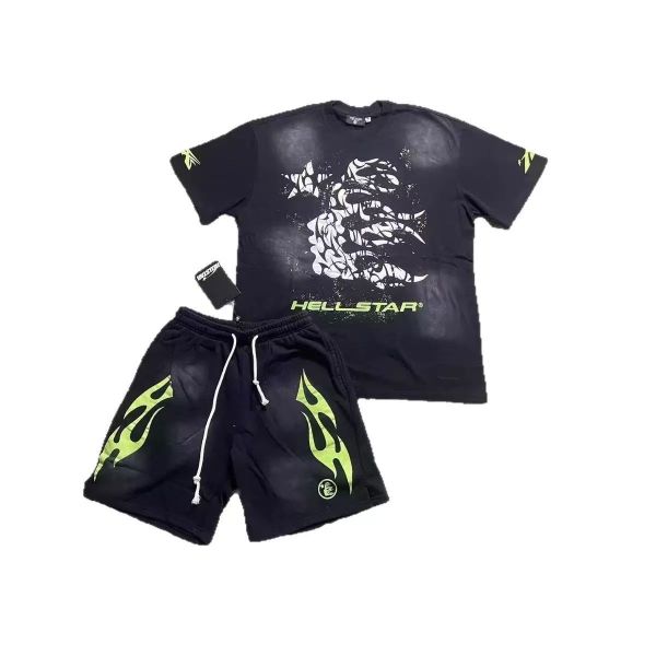 Graphic Design Streetwear Set with Wide-Leg Pants and Breathable Fabric for Urban Fashion