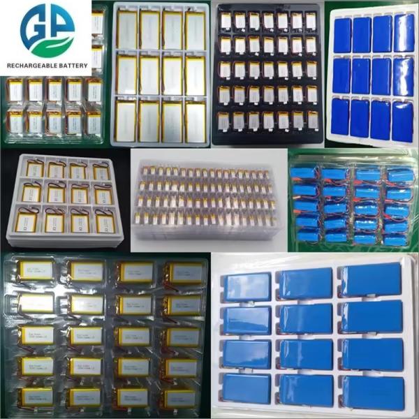 3.7V Li Polymer Battery Power Bank Long Cycle KC Approved 801830 370mah Battery Rechargeable Li-Polymer Batteries