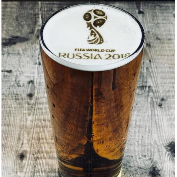 MACAS одноцветная печатная машина для печати пирогов и кофе