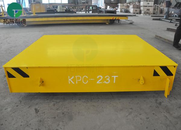 2T Hot Sale Industrial Metal Plate Railway Transfer Electric Trolley