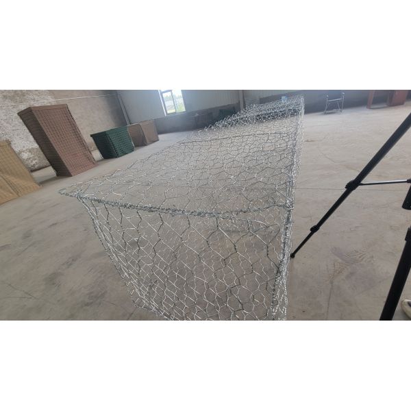 Hot Dip Galvanized Gabion Basket with Hexagonal Weaving Mesh for River Bank Protection