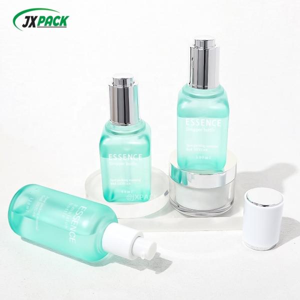 PET Plastic Essential Oil Dropper Bottles 60ML 100ML For Cosmetic Packaging