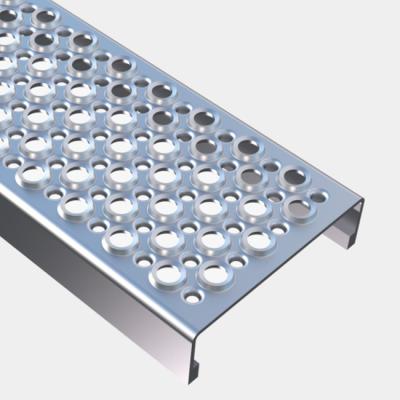 Segurança de aço pre galvanizada de 5mm que raspa para o passo de escada