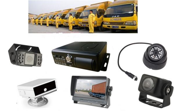Truck Vehicle Security Monitoring System 4 Camera Car DVR with Fatigue Sensor