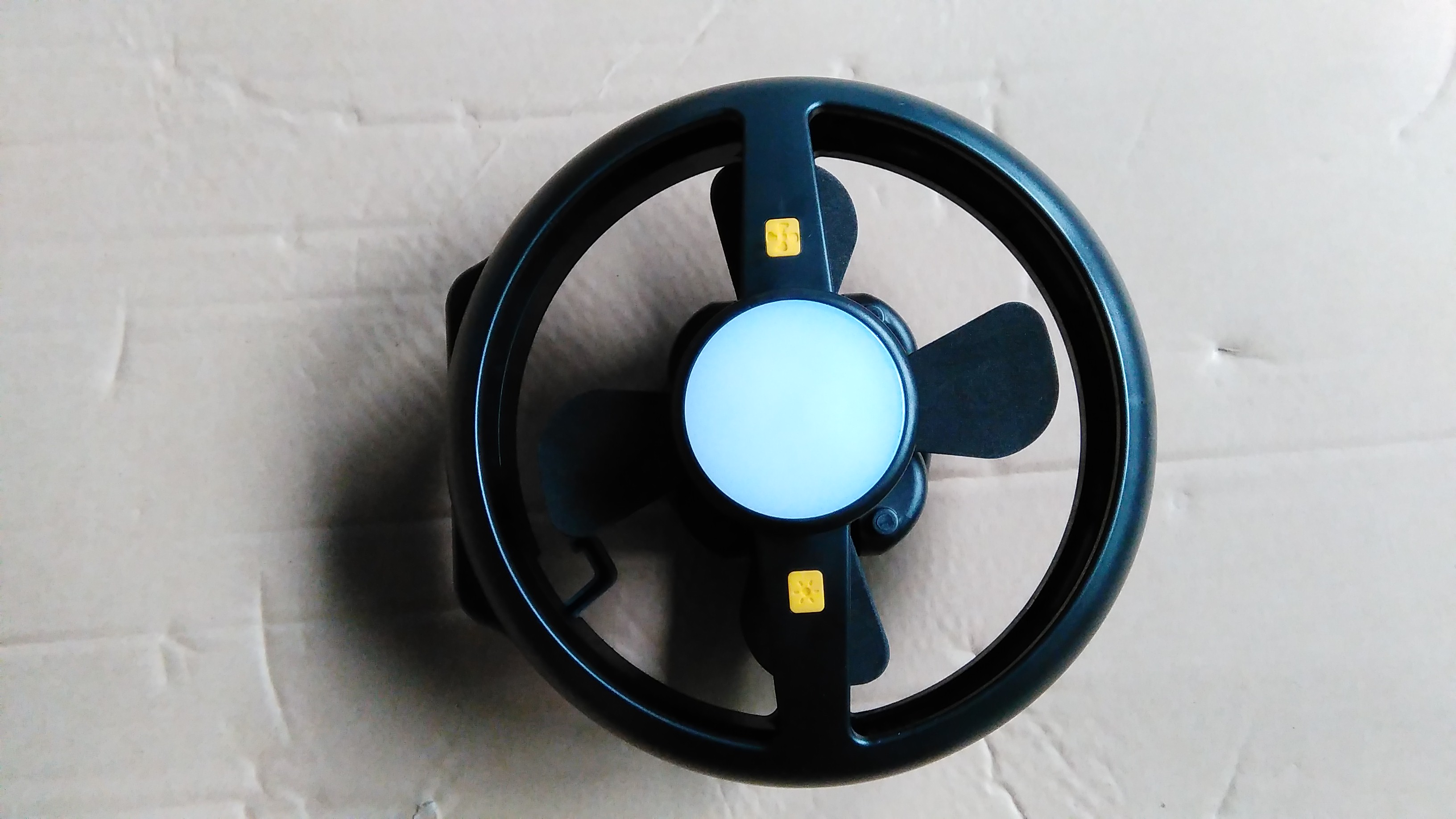 2 In 1 Hanging Rechargeable Camping Fan ABS Hook For Outdoor Hiking