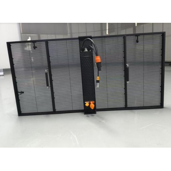 Écran LED en verre transparent 1500CD, écran LED ICE couleur pour la publicité électronique