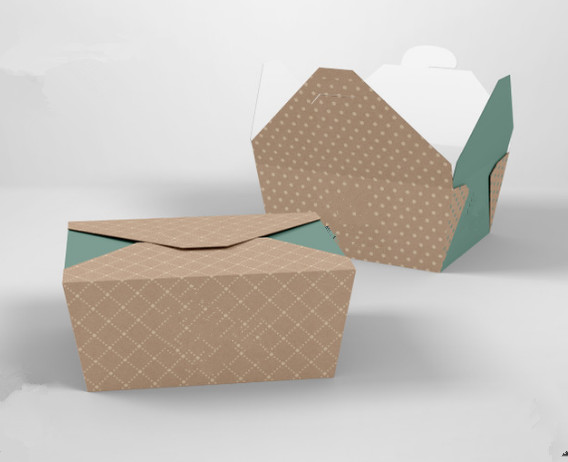 disposable food packing boxes carton box