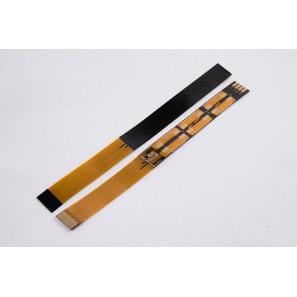 Flexible Circuit Board Double Layer FPC Flexible Circuit Board with Double-Sided Yellow Film, Surface Gold-Plated, and Fire Protection Level V0