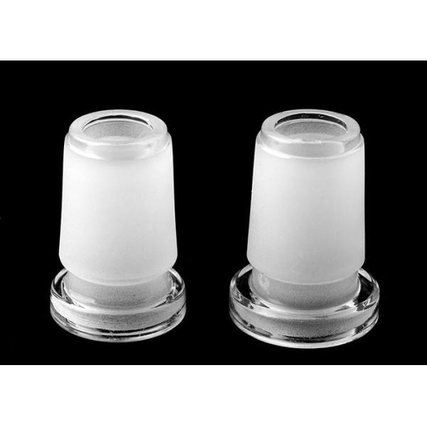 Clear Glass Bongs Accessories 18mm Male To 14mm Female Reducer Mini Converter