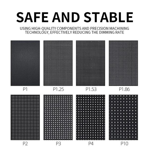 Outdoor P3.91 Led Display Screen 500x1000mm Video Wall Panels Concert Stage Rental Background