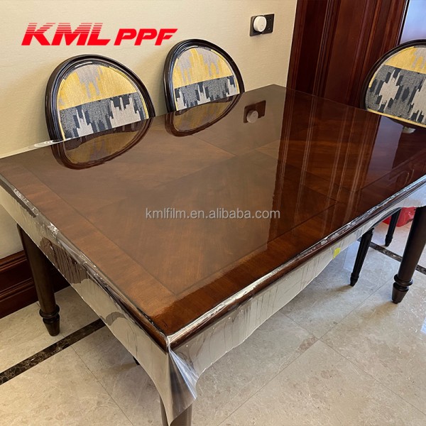 Anti Yellowing Furniture Protective Film Self Healing Gloss Hydrophobic Paint Protection