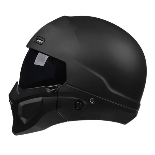 Vintage Full Face DOT Approved Motorcycle Helmet and Respirator with Customized Logo