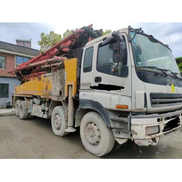 2010 Putzmeister 42m Concrete Pump Orange Concrete Mixer Batching Plant Without Truck