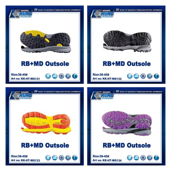 Спорт ребенка обувает материал пены ЕВА наружный единственный Antiwear резиновый