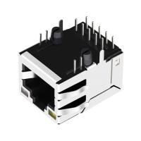 RT7-174AAK1A Connecteur femelle RJ45 à port unique 100/1000 Base-T Tab Up Led jaune/vert et orange