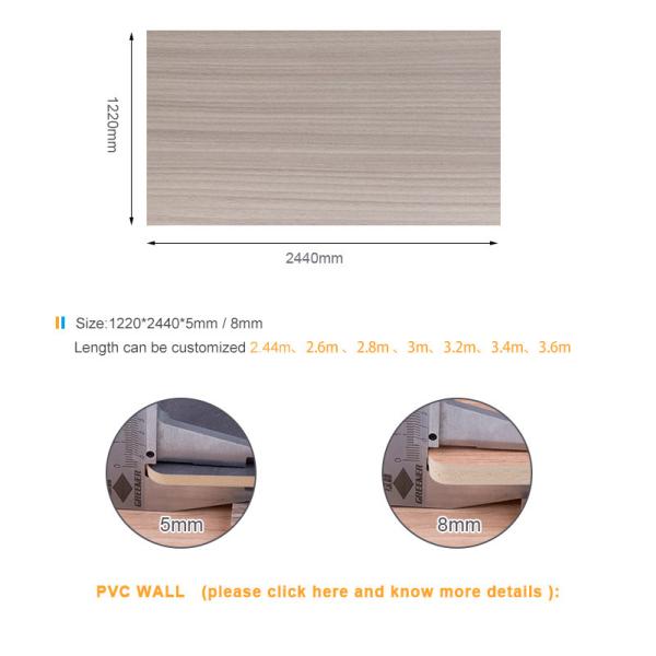 Доска волокна угля PVC огнеупорного и молестойкого деревянного зерна светлого роскошного стиля бамбуковая